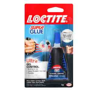 Loctite Super Glue Gel Glue for Porcelain Toilet Repair