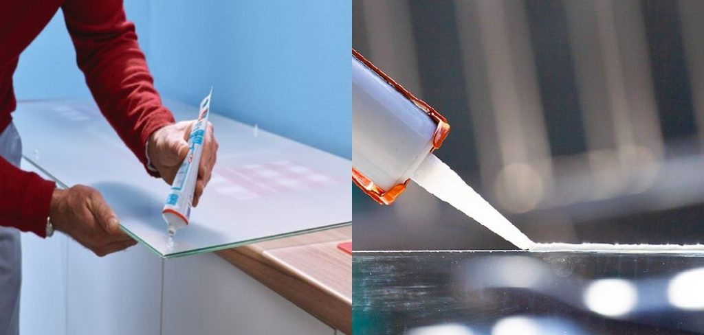 how to attach glass to wood without glue