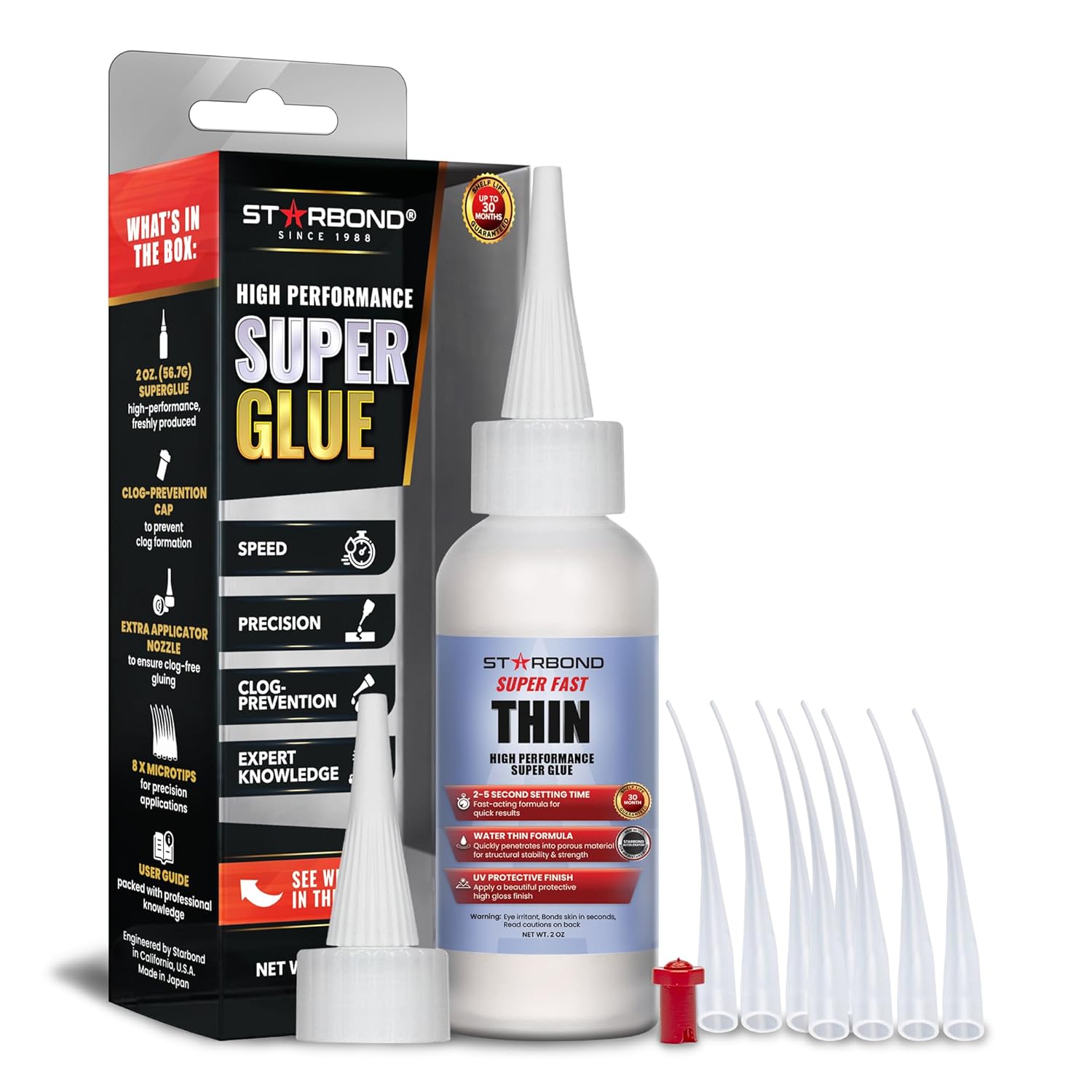 Starbond EM-02 thin CA glue for veneer repairs and precision woodworking